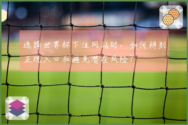 选择世界杯下注网站时，如何辨别正规入口和避免潜在风险？